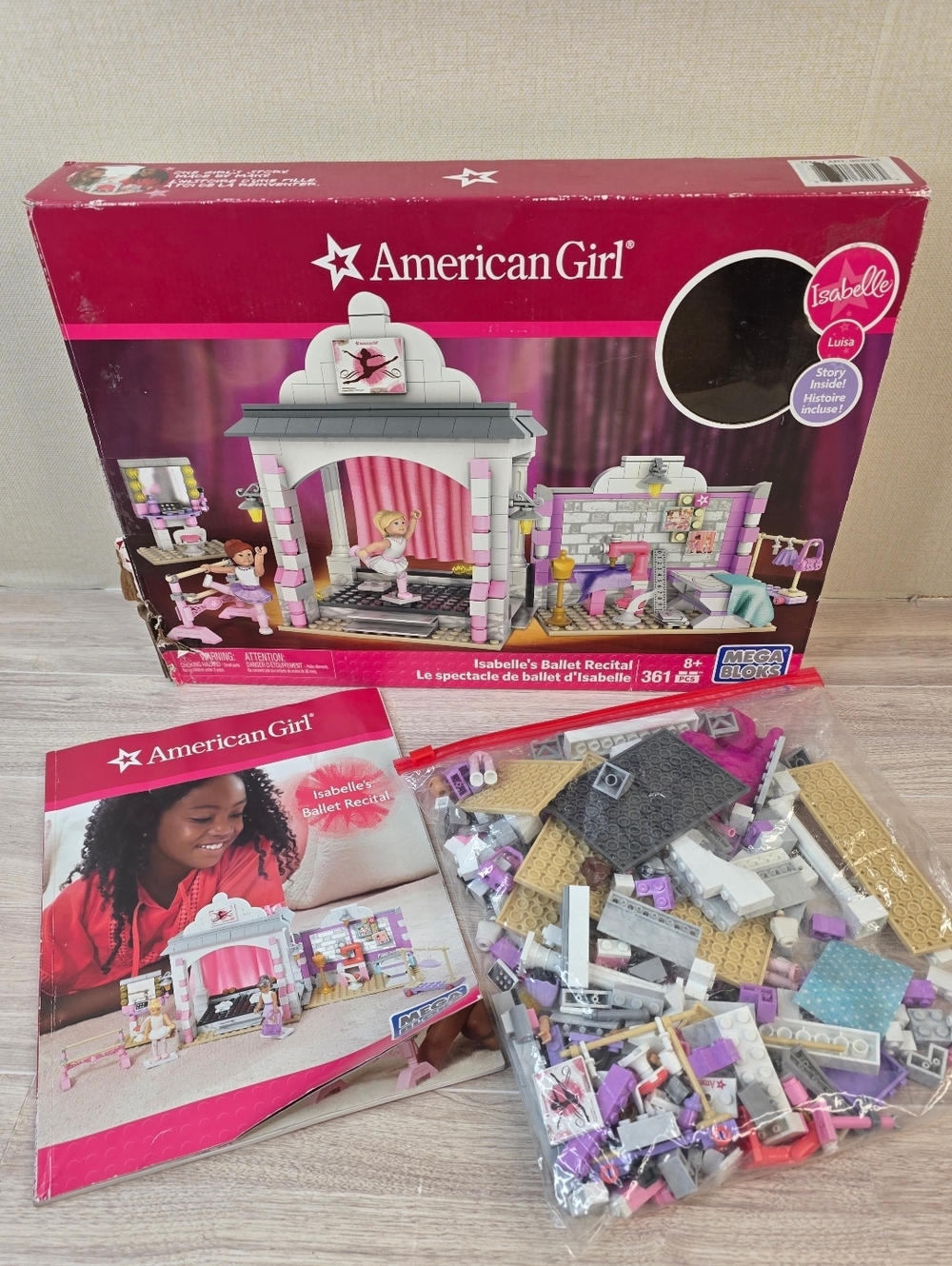 American Girl Ballet Mega Bloks Building Set